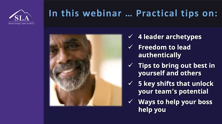 Lead as Best Version of Yourself Webinar for Cyber...