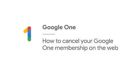 How to cancel your Google One membership on the web