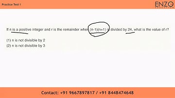 If n is a positive integer and r is the remainder