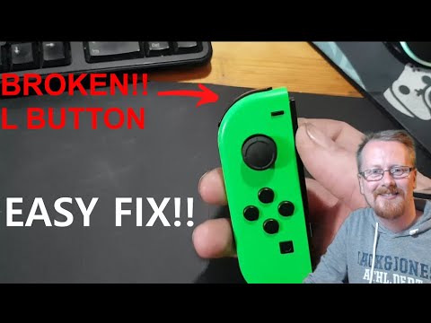 【Lボタン故障】Switch スイッチ 本体 2021 Switch Controller broken L Button Diagnose and Repair. Can I