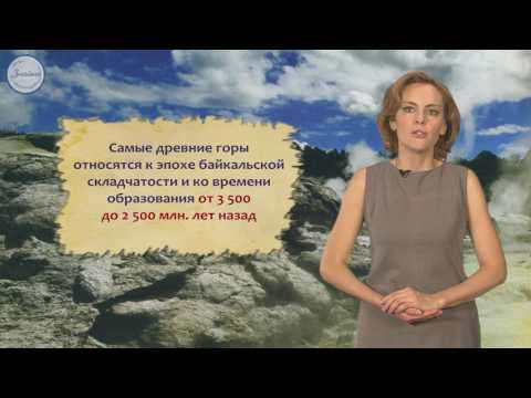 География 8 Рельеф территории России, развитие форм рельефа