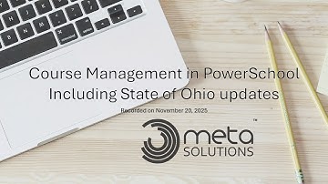 Course Management in PowerSchool