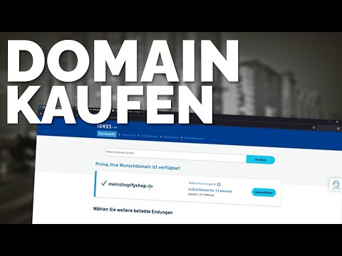 Video: Wie kaufe ich direkt einen Domainnamen?