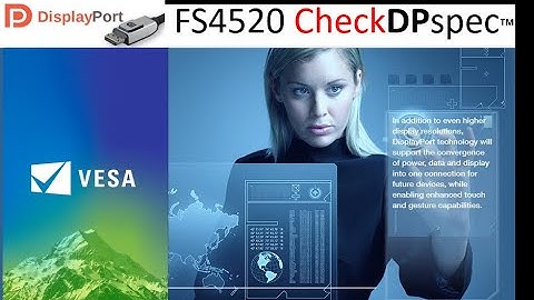DisplayPort CheckDPspec(TM)