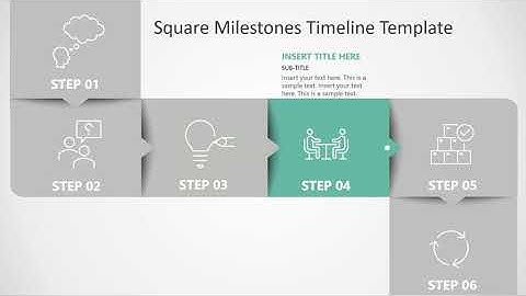 Animated Roadmap L Shape PowerPoint Template