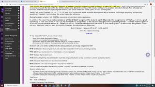ACCT 2402 Principles of Managerial Accounting- Week #7 Lecture