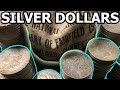 HUGE BAG OF UNSEARCHED MORGAN DOLLARS - Hunting Old Silver 'Big' Dollars!!