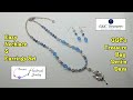 Easy Necklace & Earrings Set | GGC's Treasure Bag | Denim Days #ggcbeginningbeaders #beading