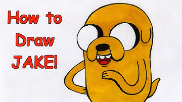 How To Draw Jake The Dog - Adventure Time