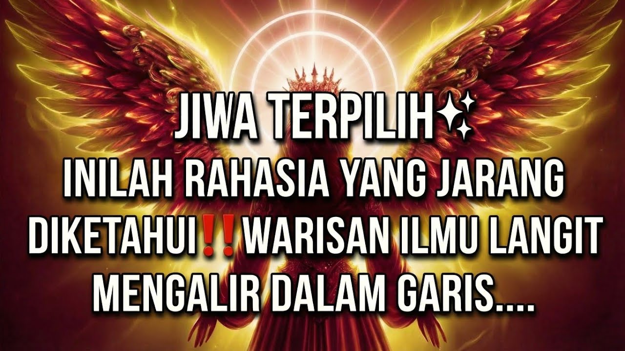 JIWA TERPILIH✨ INILAH RAHASIA YANG JARANG DIKETAHUI‼️ WARISAN ILMU LANGIT MENGALIR DALAM GARIS....