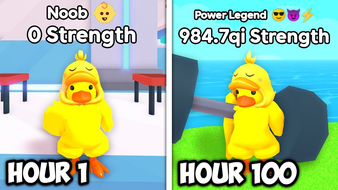 I Survived 100 Hours in Arm Wrestle Simulator (Roblox)