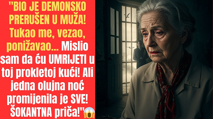 ČUDOVIŠTE ME PRISILILO DA SE UDAM I POSTALA SAM ROPKINJA!Pobjegla sam bosa po kiši s bebom u naručju