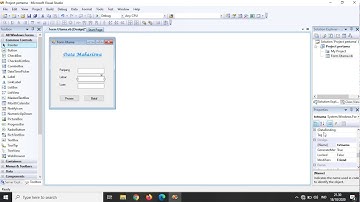 #2 Object, Event, Properties | Visual Studio 2008