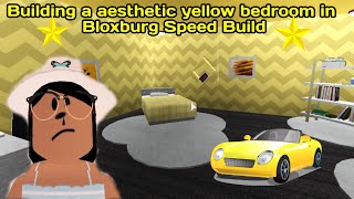 Bloxburg; Yellow Aesthetic Bedroom 20k | RosePlaysGames