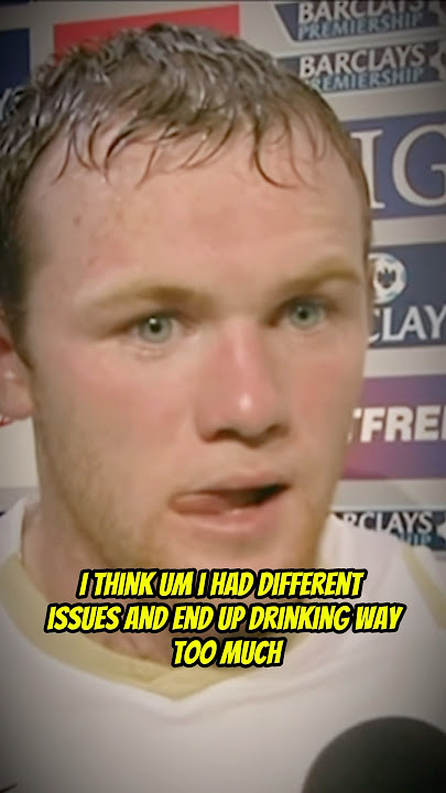 Wayne Rooney on being unprofessional throughout career 😱 #football #footballshorts #manutd #rooney