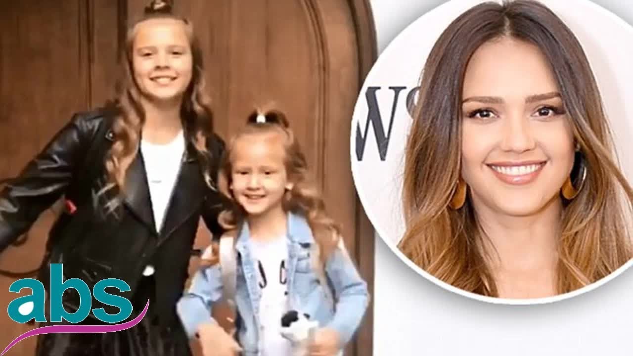 Jessica Alba celebrates daughters last day of school with cute video  | ABS US  DAILY NEWS