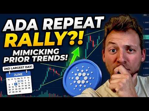 CARDANO ADA - Repeat Rally Coming?! Mimicking Prior Trends! 2nd Largest Day of June!