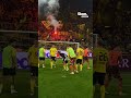 Celebrations with the Dortmund fans are a vibe 😎🔥