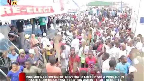 HIP TV NEWS - INCUMBENT GOV. AREGBESOLA WINS OSUN STATE GUBERNATORIAL (Nigerian Entertainment News)