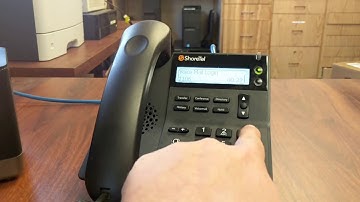 How to log into Shoretel phone