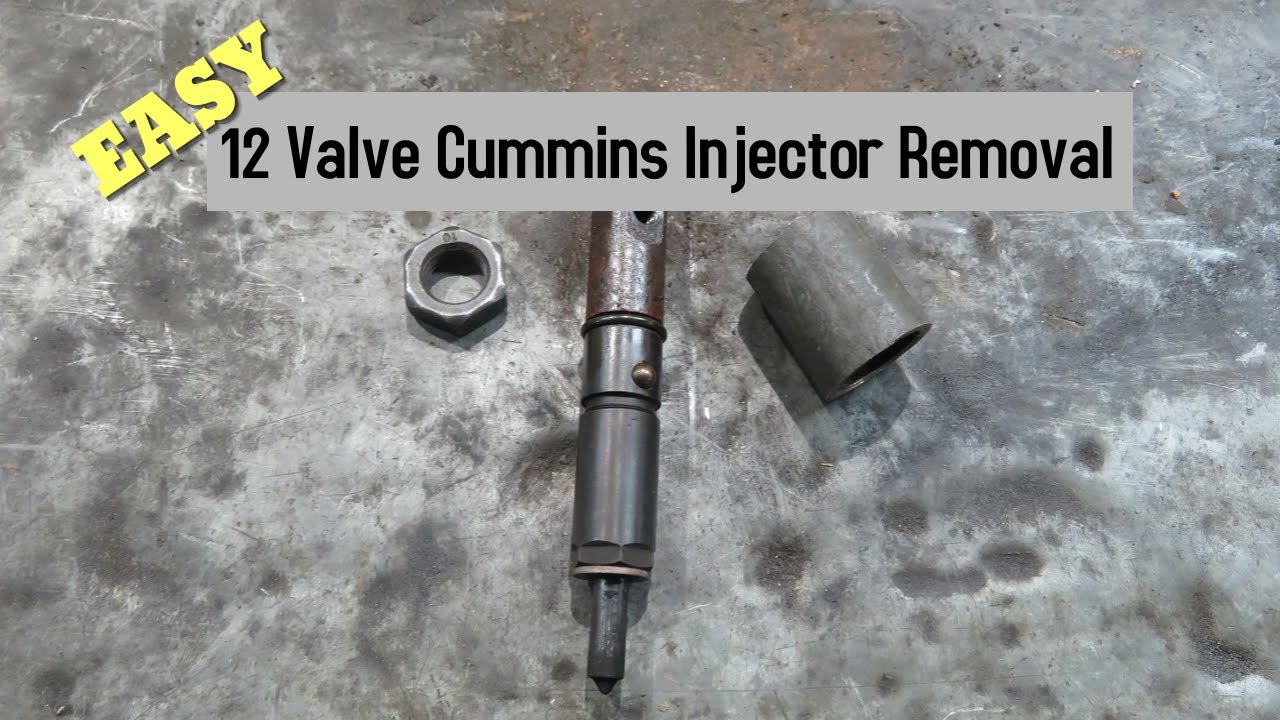 12 Valve Cummins Injector Removal (No Special Tools)