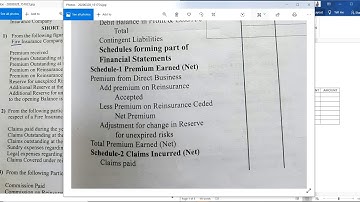 CORORATE ACCOUNTS , SEM IV, ACCOUNTING FOR GENERAL INSURANCE COMPANY ACCOUNTS (PART 2)