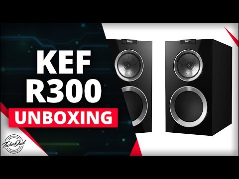 KEF R300 3-Way Bookshelf Speaker Unboxing & Overview