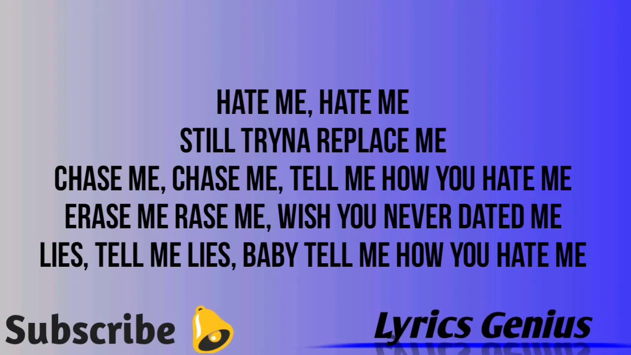 Juice wrld hate me karaoke YouTube