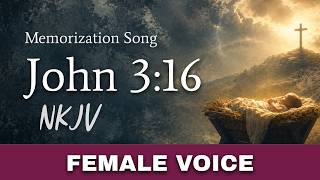John 3:16 Song on Repeat (NKJV) Memory Verse Song, Female Vocal, 1 Hour Loop, AWANA Sparks screenshot 1