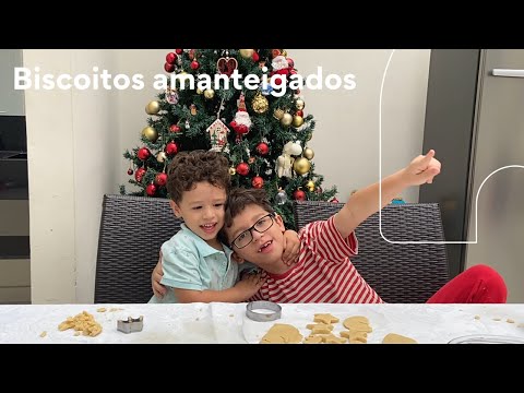 Biscoito amanteigado de natal