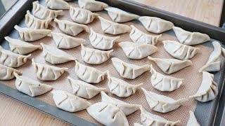 🧧PORK & CHIVE DUMPLINGS [Potstickers]: My go-to recipe