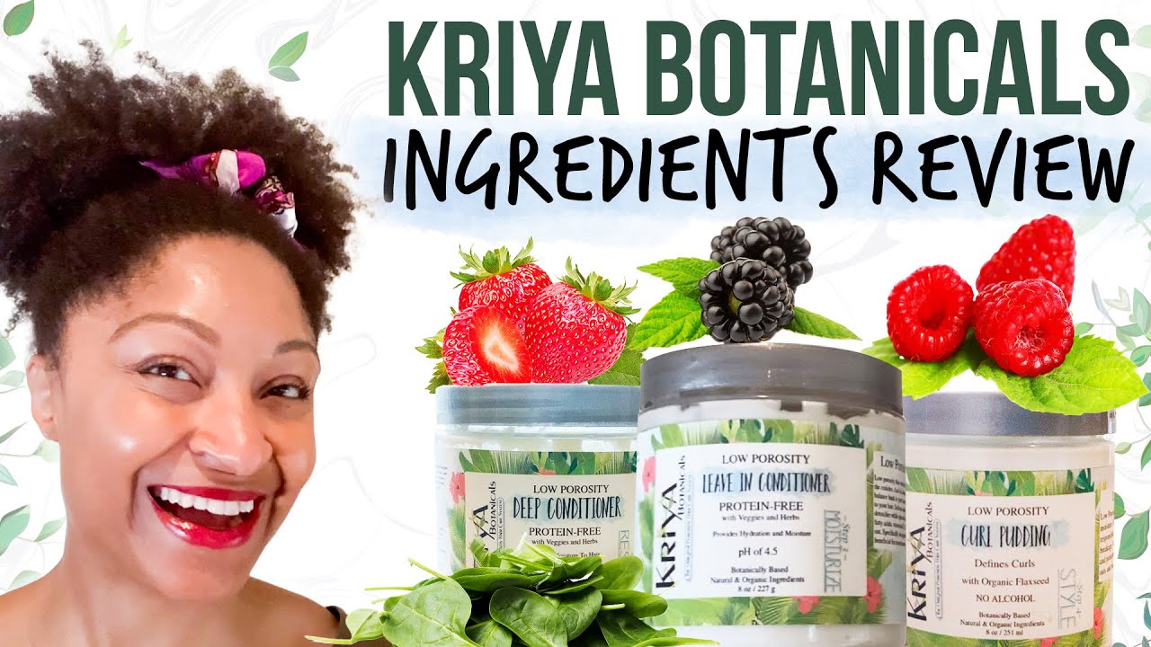 Fruit & Vegetables in your NATURAL HAIR!? Kriya Botanicals