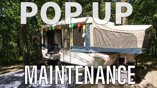 DON’T Go Camping Without Watching This First! | Maintenance for Pop Ups with a Goshen Lift System