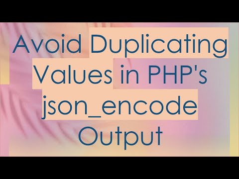 Avoid Duplicating Values