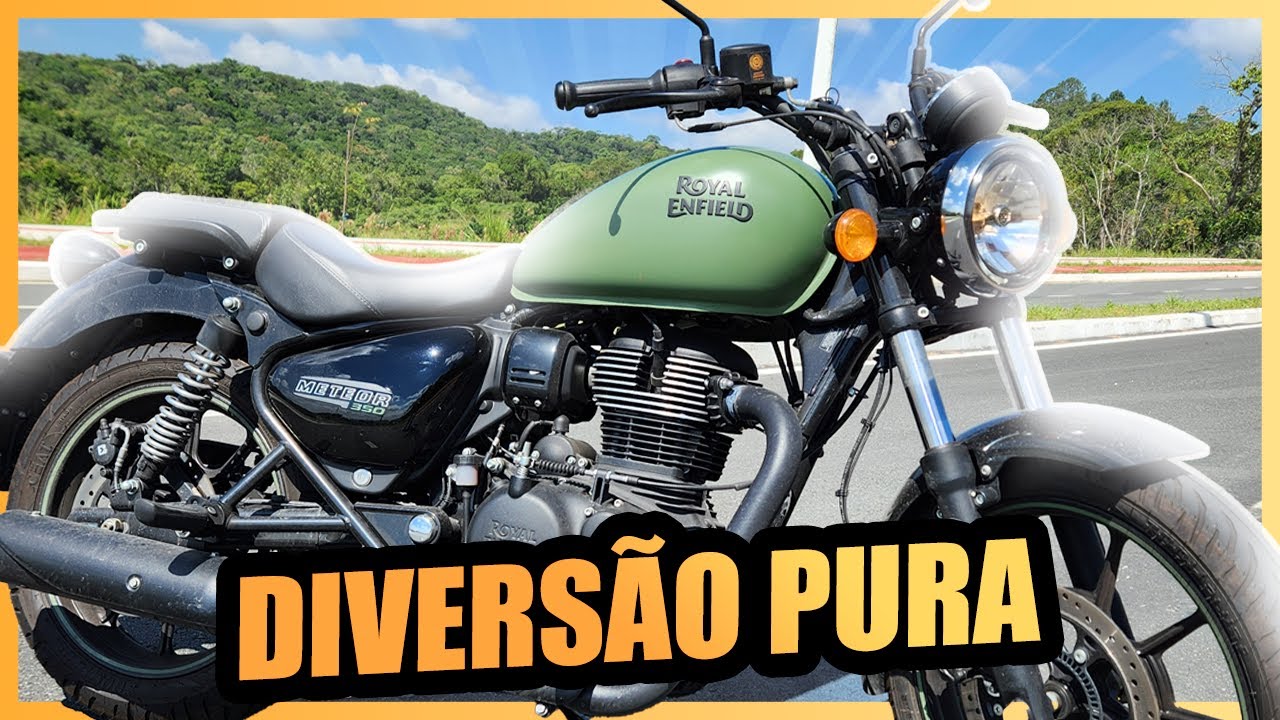 ROYAL ENFIELD METEOR 350 É DIVERSÃO GARANTIDA PRO DIA A DIA *MOTO BARATA, BONITA E BOA DE RODAR*