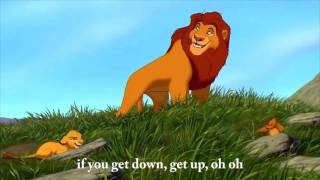 Video thumbnail of "The Lion King - Waka Waka  - ♫ - Shakira -  English lyrics on screen"
