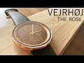 北欧の木の腕時計がオシャレすぎる…!! Fashionable wooden watch 【VEJRHØJ (ヴェアホイ) THE ROSE】