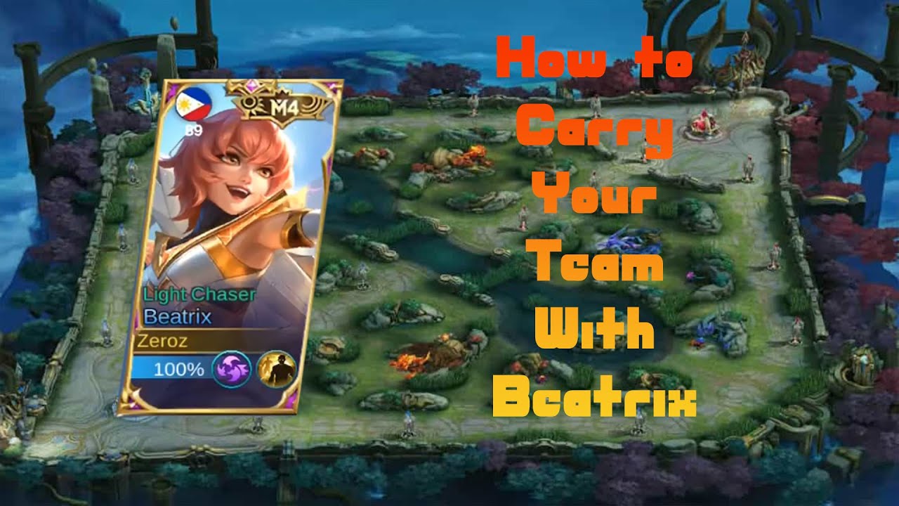 How to carry your team with BEATRIX! -MLBB GAMEPLAY