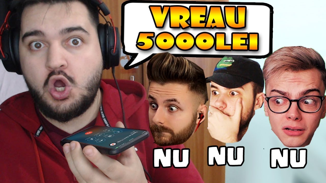 LE-AM CERUT 5000 DE LEI LA YOUTUBERI ROMANI PT REVELION!