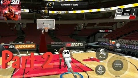 NBA 2K20 Walkthrough Gameplay Part 2 - My Career EP 2 - Practice: Drill, Draf, one on one (Android)