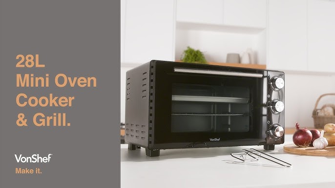 Buy Cookworks 28L Mini Oven with Hob, Mini ovens