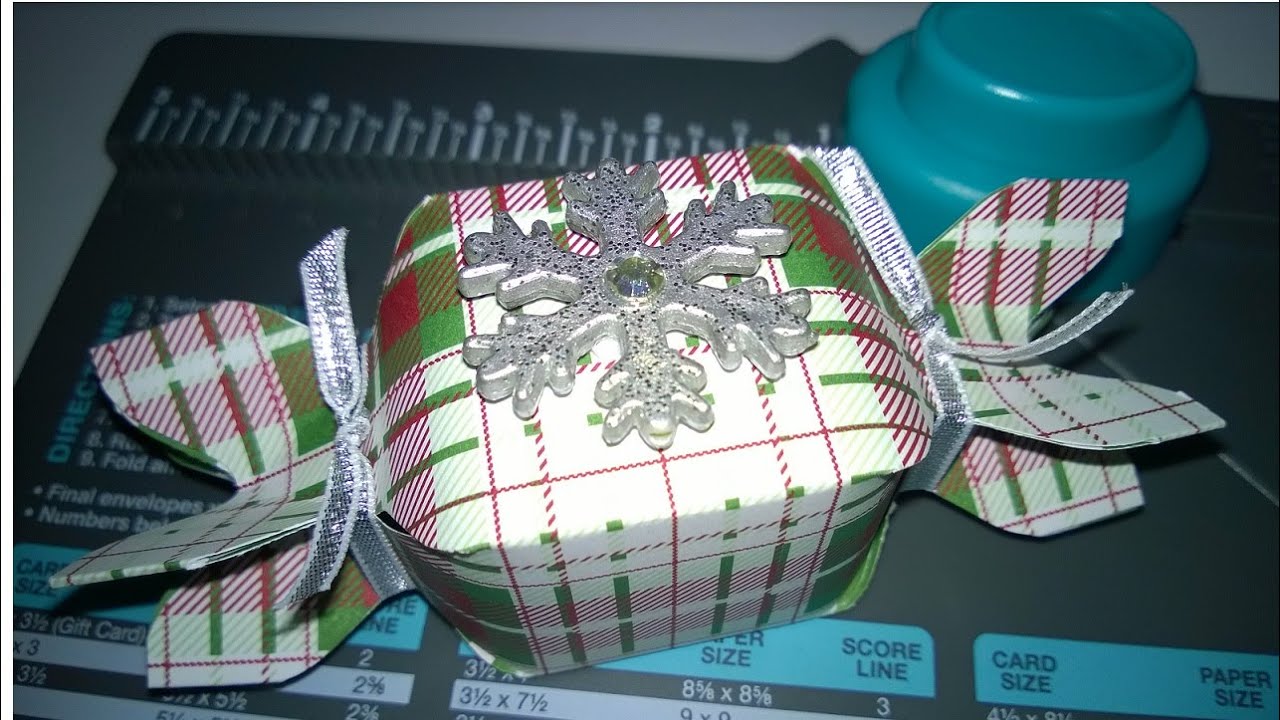 Envelope Punch Board Christmas Cracker