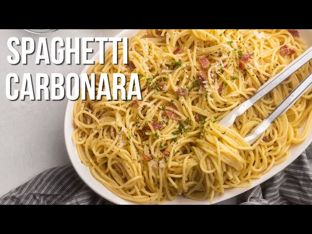 Pasta Carbonara l The Recipe Rebel class=