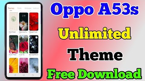 Oppo A53s Theme Kaise Change Kare || How To Free Download Theme On Oppo A53s