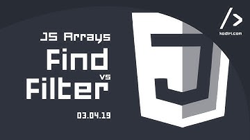 JS workshop - Find vs Filter