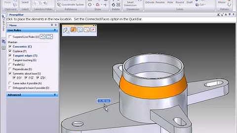 Solid Edge with Synchronous Technology, Modify a Synchronous