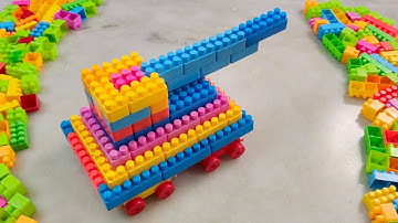 Satisfying DIY Military tank ASMR/building blocks/block game/lego building block#asmr#buildingblocks