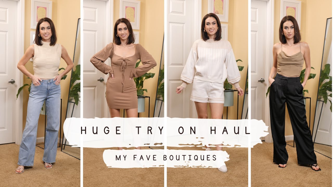 HUGE TRY ON HAUL from my FAVORITE BOUTIQUES *small business shout outs ...