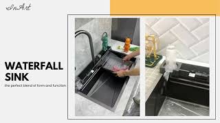 Discover the Ultimate Waterfall Kitchen Sink: Multipurpose, Multifunctional, and Modern