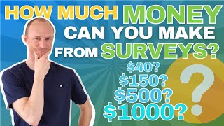 How Much Money Can You Make from Surveys? (Insights from REAL Survey Taker)